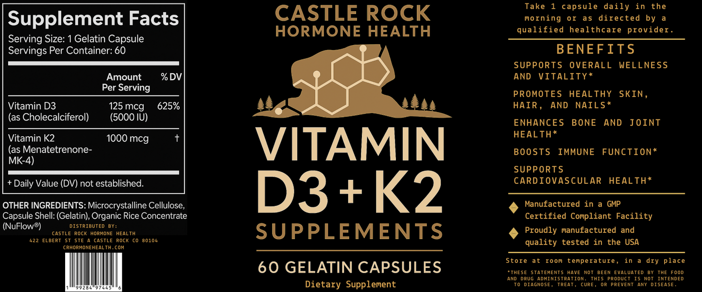Vitamin D3 + K2